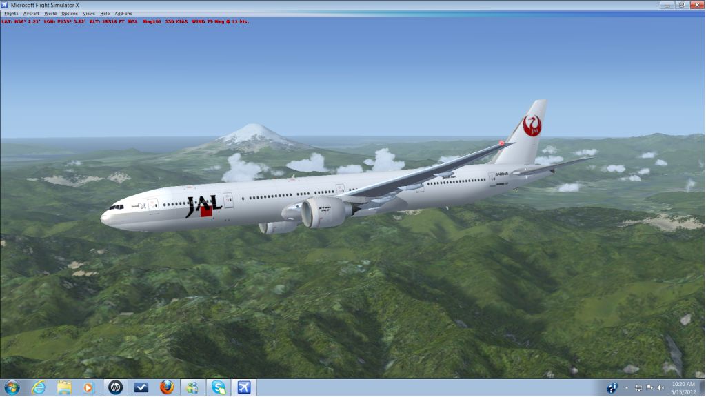 Snow capped Mt Fuji. On final into RJAA.jpg