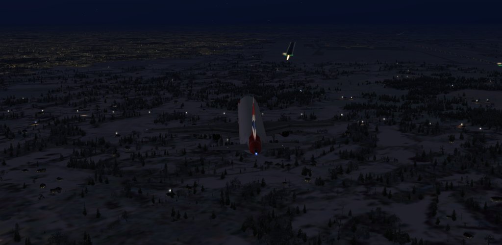 Lining up on short final